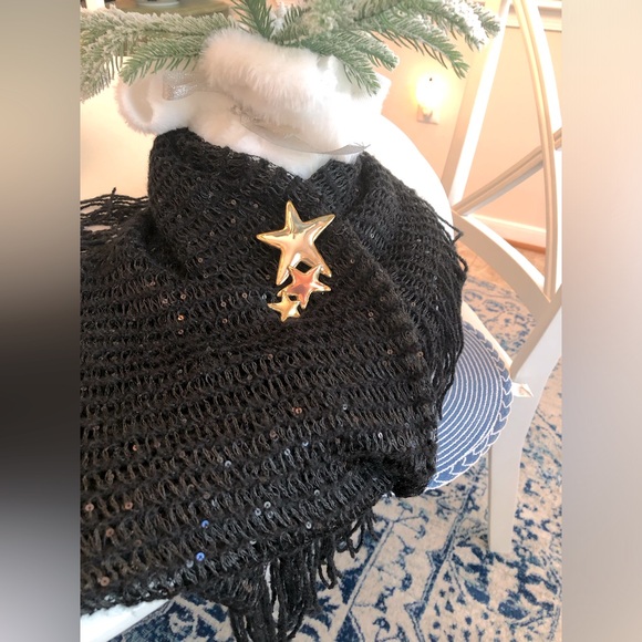 Vintage Mixed Metals Shooting Stars Brooch/Pendant - Picture 5 of 10